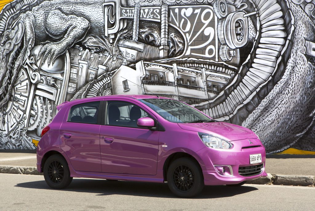 The new Mitsubishi Mirage. The new Mitsubishi Mirage.